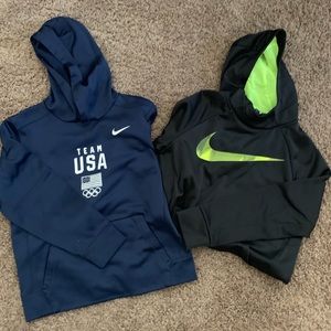 Lot of Nike Boys Dri Fit Hoodies